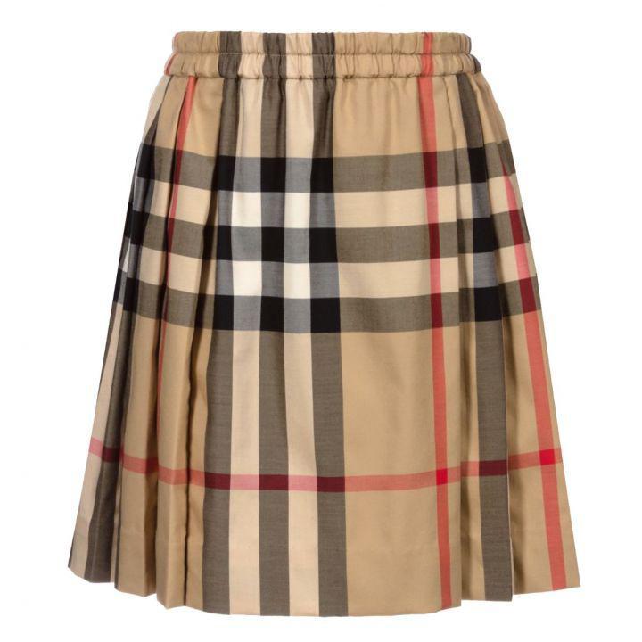 商品Burberry|Archive Beige Hilde Skirt,价格¥1026,第1张图片