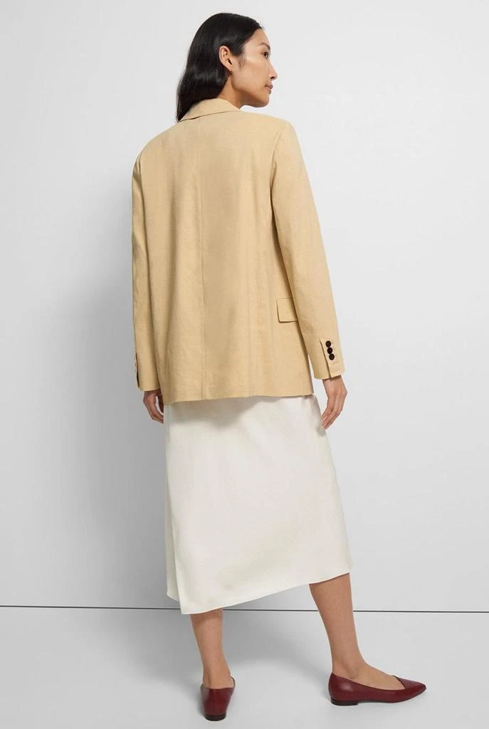商品Theory|Oversized boy jacket in good linen,价格¥2346,第3张图片详细描述