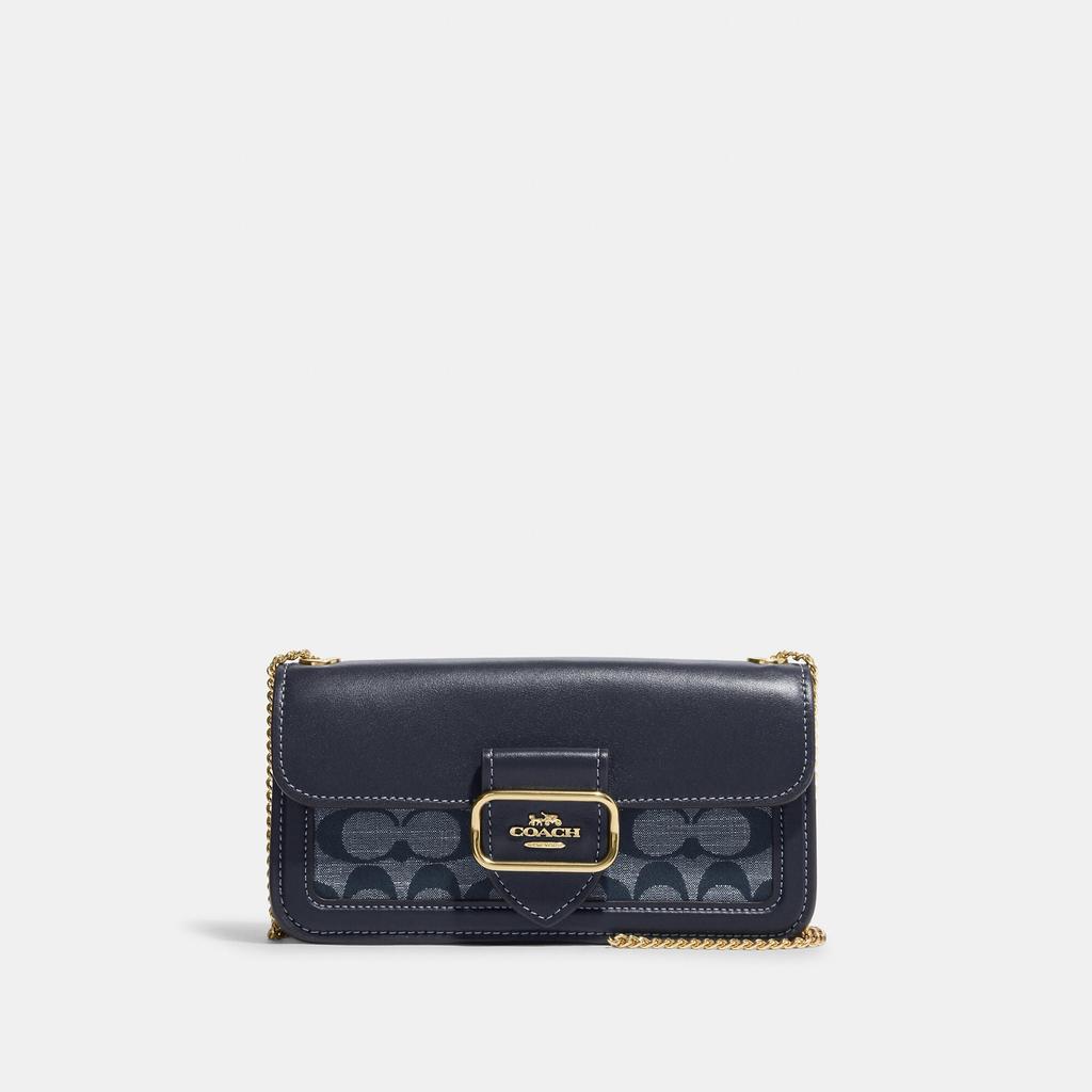 Coach Outlet | Coach Outlet Morgan Crossbody In Signature Chambray 1240.33元 商品�图片