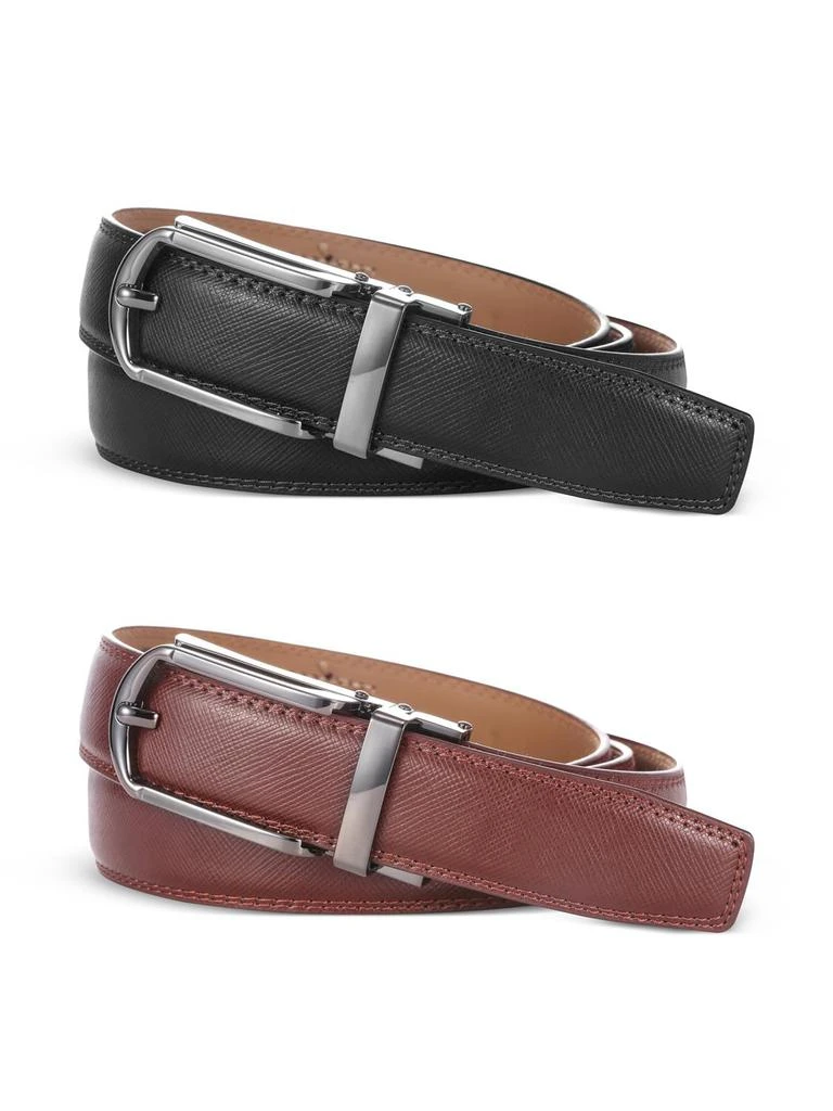 商品Mio Marino|Classic Buckle Leather Linxx Ratchet Belt,价格¥378,第3张图片详细描述