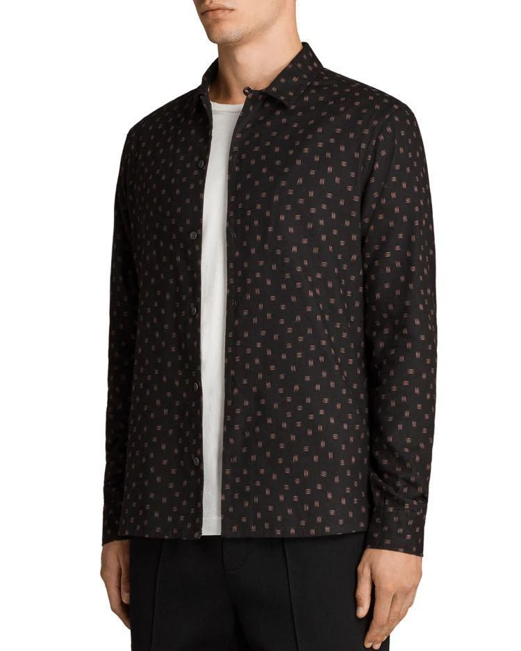 商品ALL SAINTS|Kiefer Regular Fit Button-Down Shirt,价格¥616,第3张图片详细描述