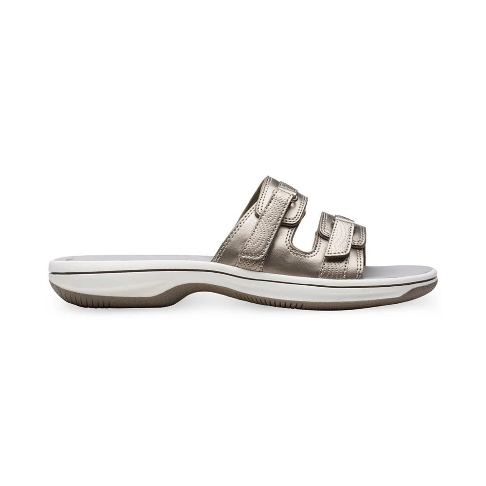 商品Clarks|Women's Cloudsteppers Breeze Piper Comfort Slide Sandals,价格¥249,第2张图片详细描述