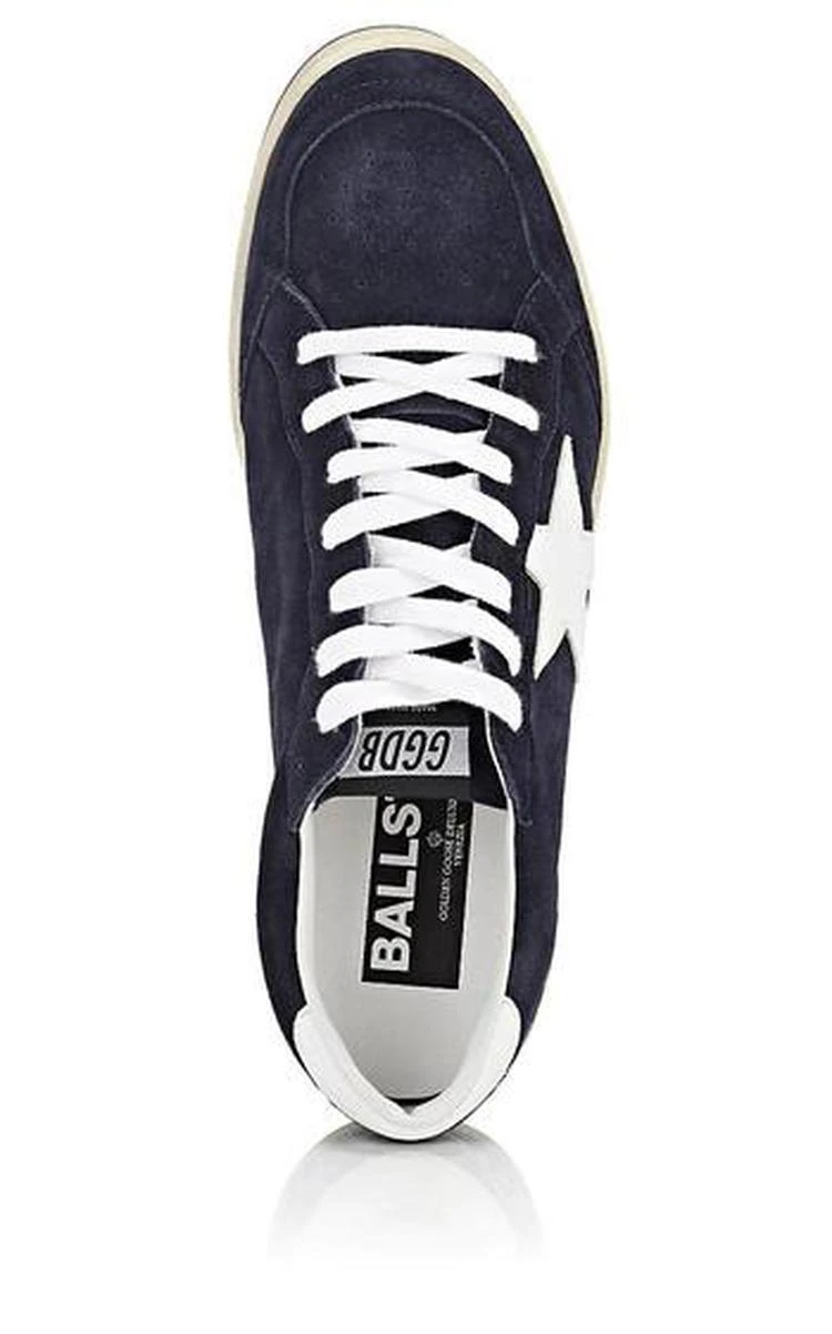 商品Golden Goose|Men's Ball Star Suede & Leather Sneakers,价格¥3310,第4张图片详细描述