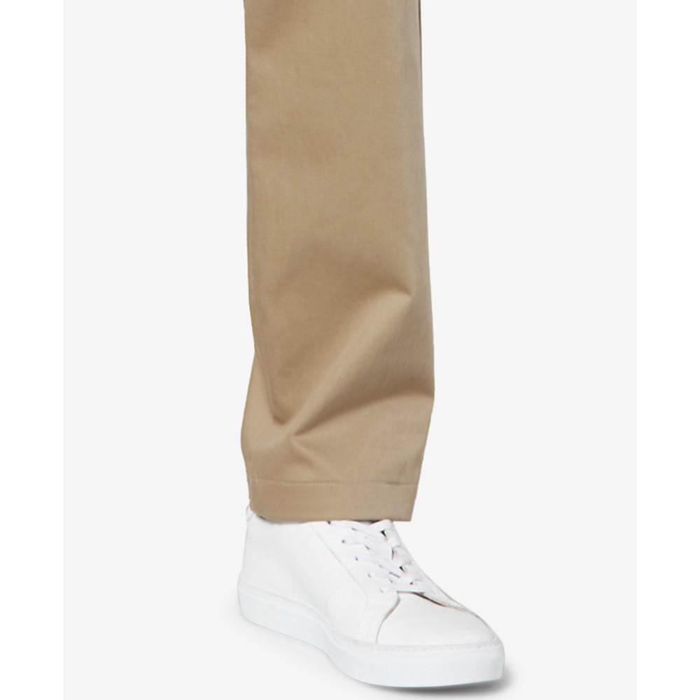 Men's Signature Lux Cotton Slim Fit Stretch Khaki Pants商品第6张图片规格展示