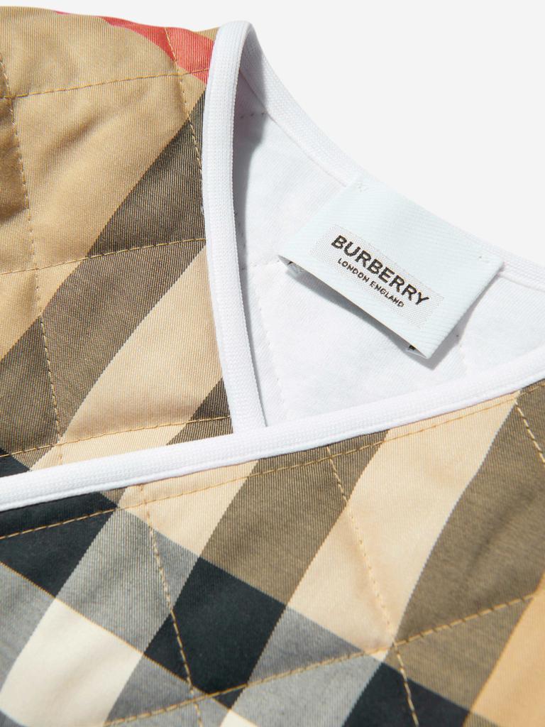 Burberry Beige Baby Unisex Quilted Jacket商品第3张图片规格展示