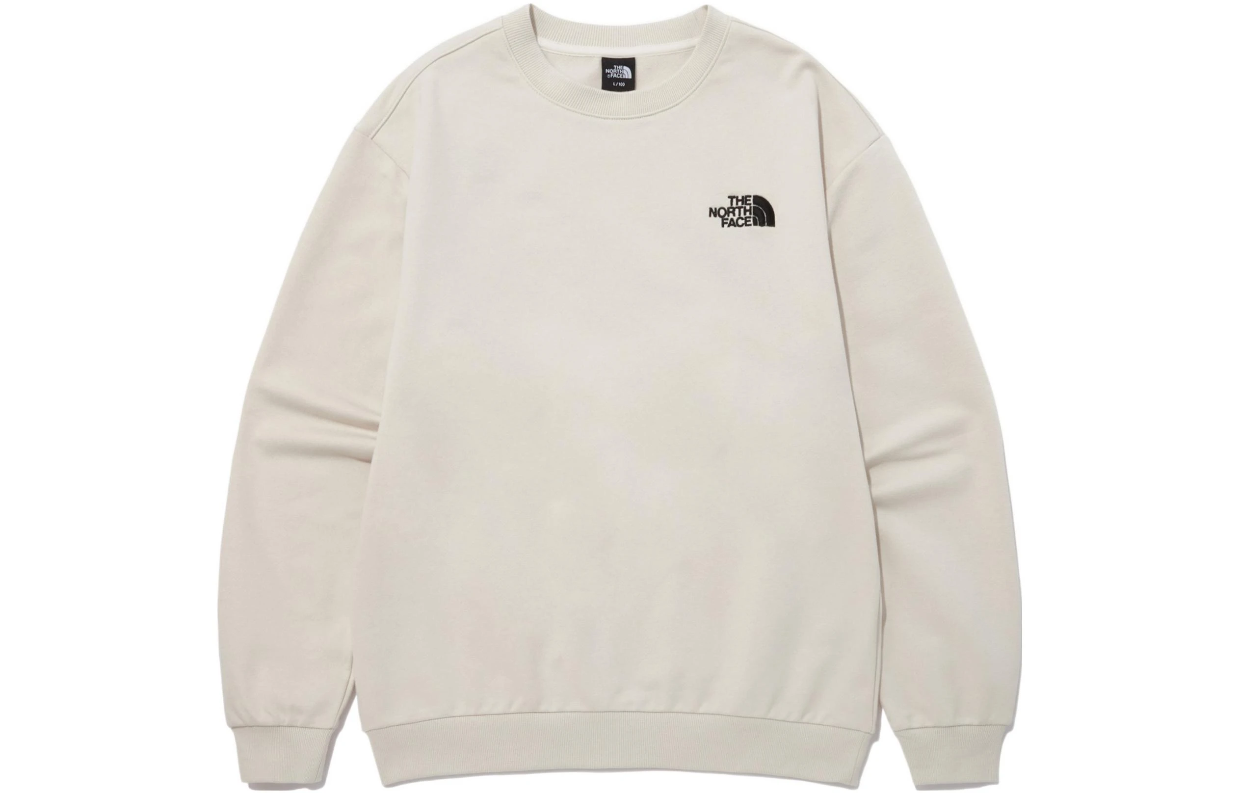 商品[国内直发] The North Face|北面 Logo印花纯色圆领套头卫衣 男女同款 米色,价格¥569,第1张图片