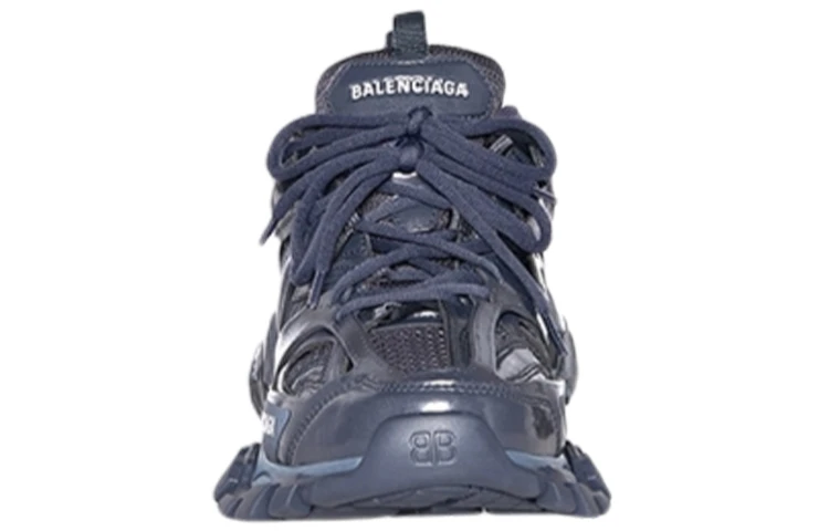 商品[国内直发] Balenciaga|巴黎世家 Track 1.0 圆头系带 耐磨 低帮 运动休闲鞋 男款 蓝色,价格¥6721,第4张图片详细描述