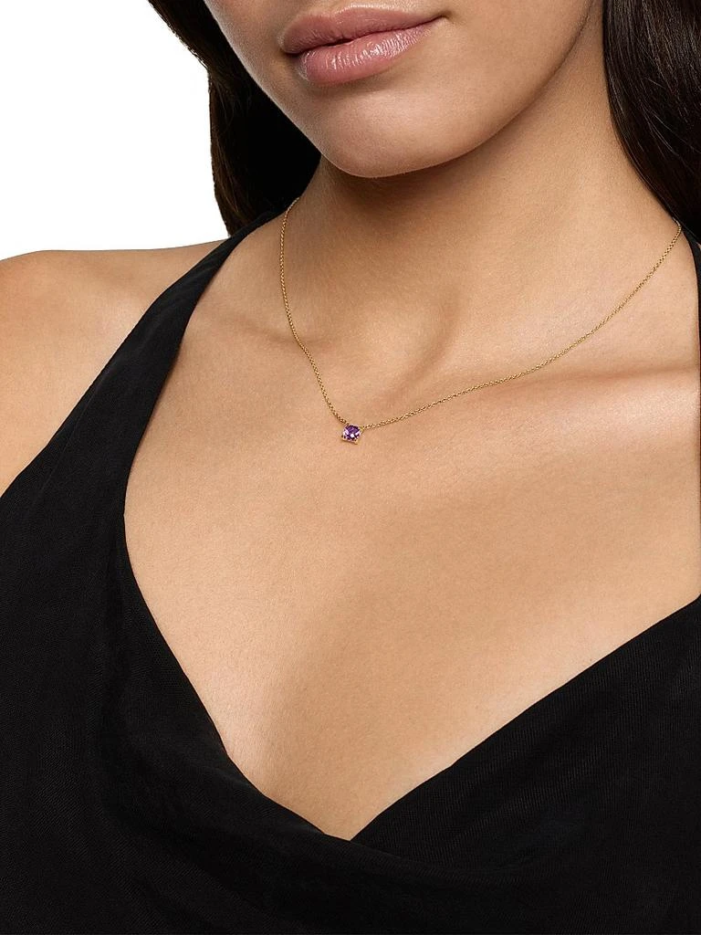 商品David Yurman|Micro Chatelaine Pendant Necklace in 18K Yellow Gold,价格¥5879,第2张图片详细描述