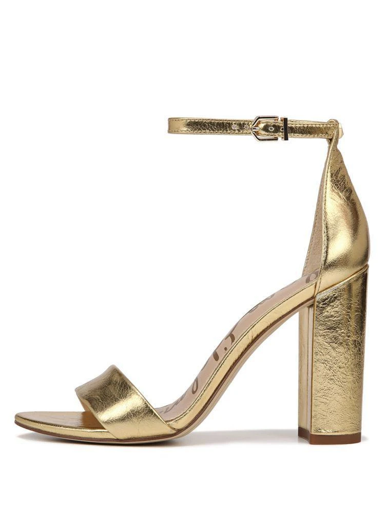 商品Sam Edelman|Yaro Metallic Leather Ankle-Strap Sandals,价格¥907,第4张图片详细描述