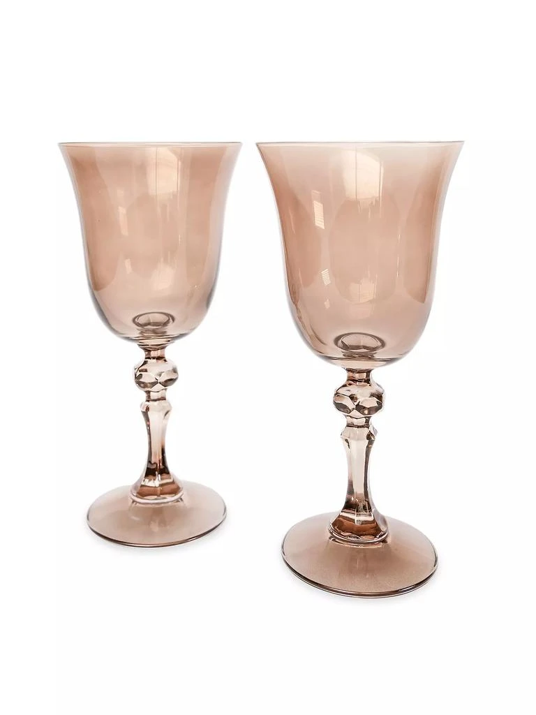 商品Estelle Colored Glass|Tinted Regal Goblets 2-Piece Set,价格¥749,第1张图片