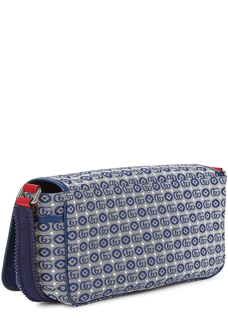 Gucci KIDS GG geometric-jacquard canvas messenger bag