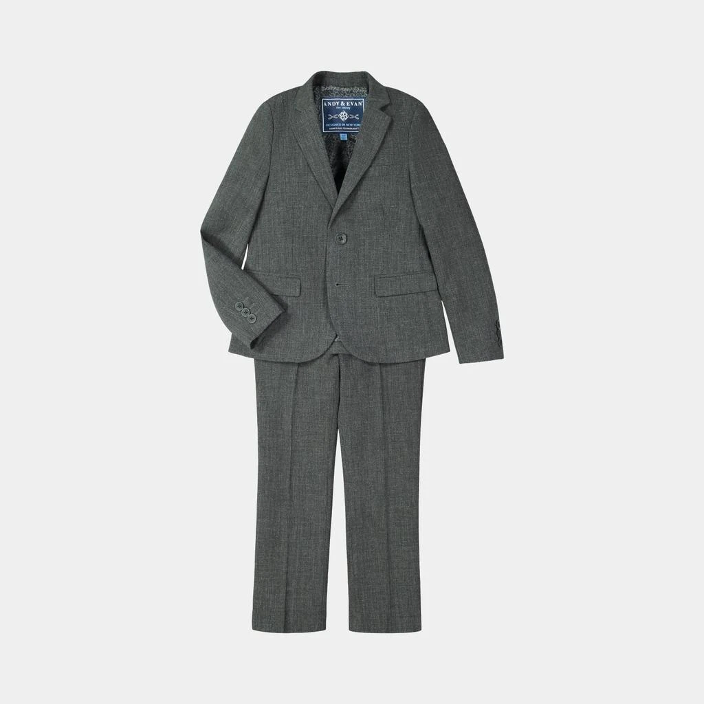 商品Andy & Evan|Boys Twill Jacket & Pants 2-Piece Suit Set,价格¥529,第1张图片