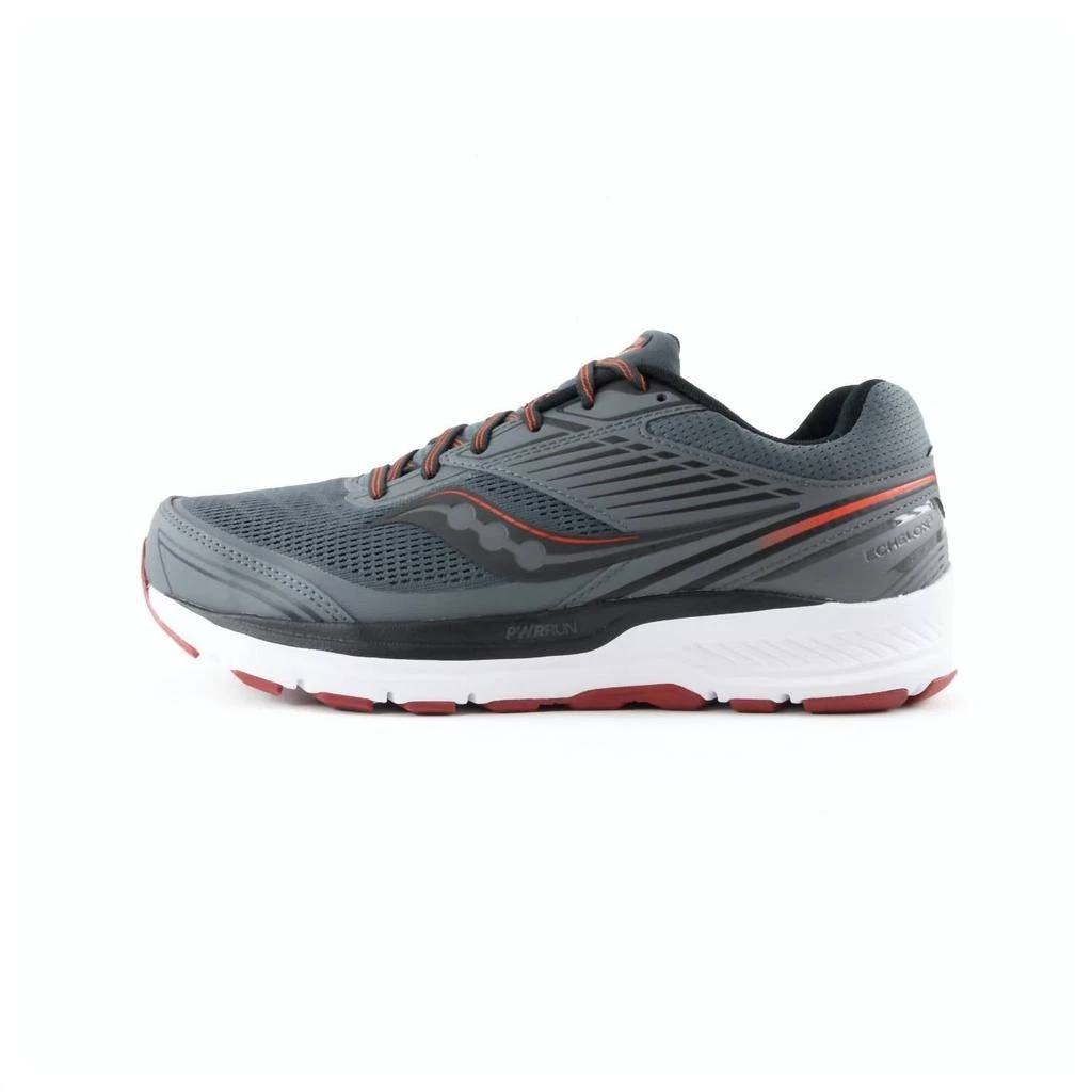 商品Saucony|Men's Echelon 8 Running Shoes - Medium Width In Charcoal,价格¥854,第1张图片