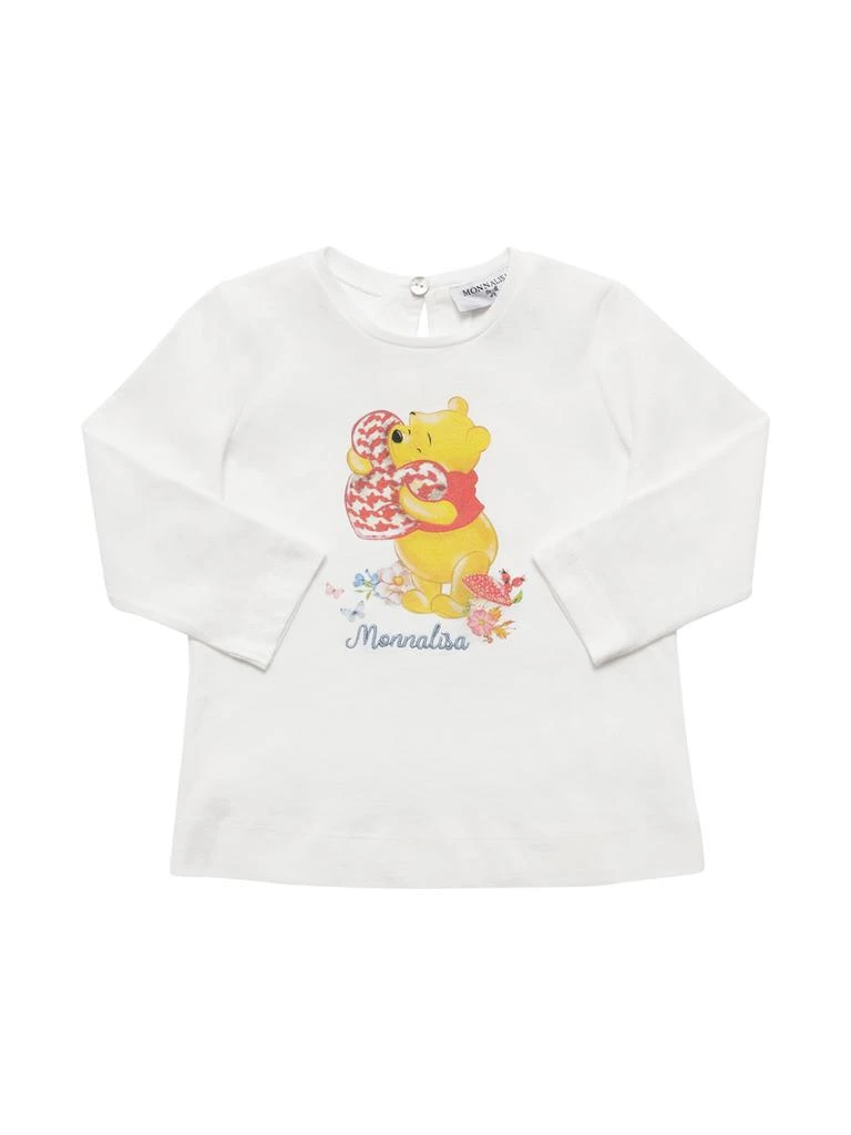 商品MONNALISA|Winnie The Pooh Print Jersey T-shirt,价格¥516,第1张图片