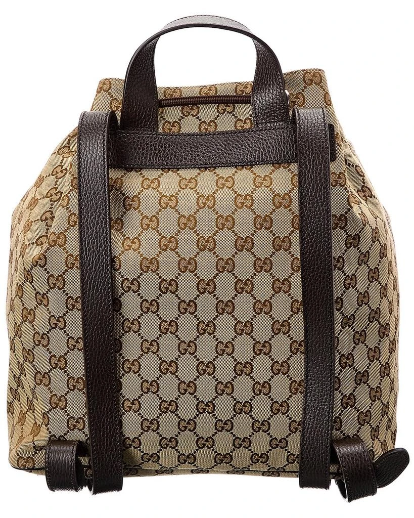 商品Gucci|Gucci GG Canvas & Leather Backpack,价格¥9287,第2张图片详细描述