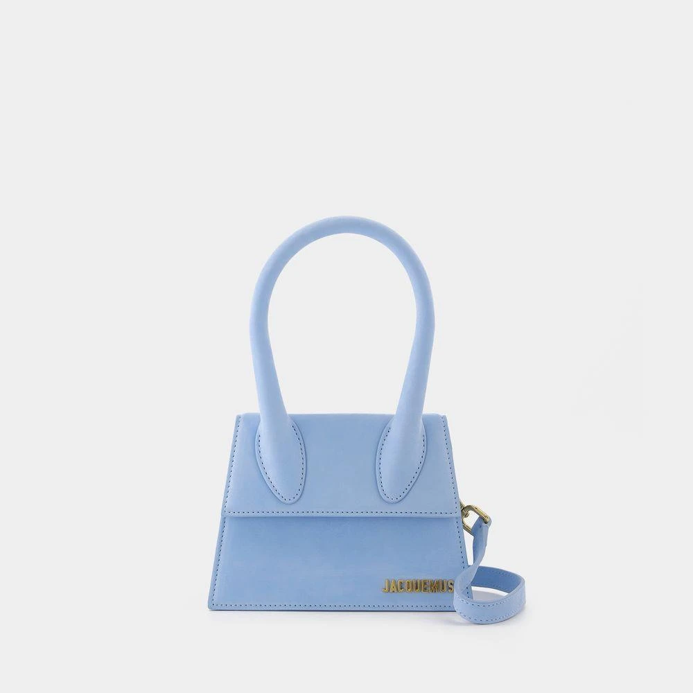 商品Jacquemus|Le Chiquito bag Medium in Blue Leather,价格¥5684,第1张图片
