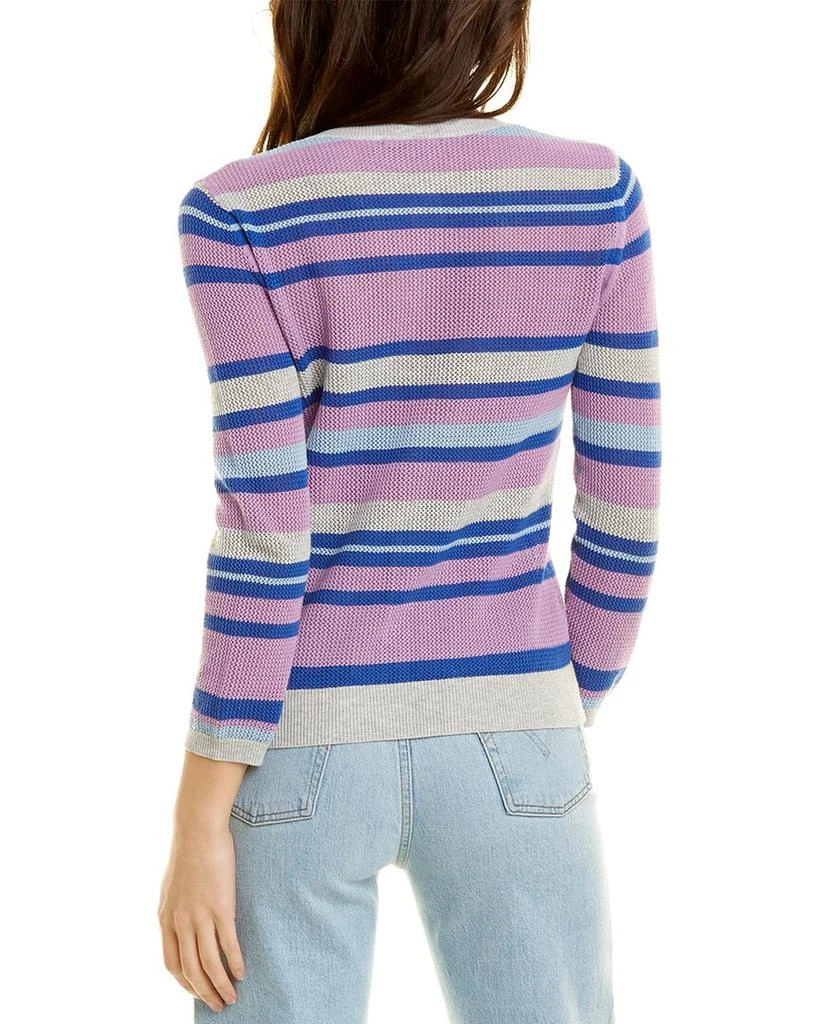 商品Kier + J|KIER+J Striped Mesh Cardigan,价格¥205,第2张图片详细描述