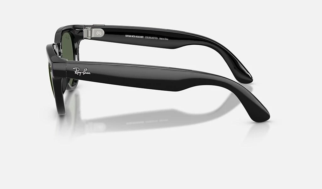 商品Ray-Ban| GEN2代 雷朋 Meta Headliner 低鼻梁适配款 智能太阳镜,价格¥2788,第3张图片详细描述