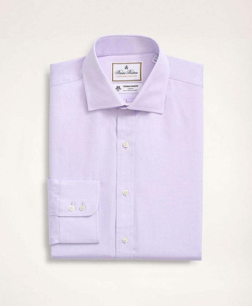 商品Brooks Brothers|Brooks Brothers x Thomas Mason® Regent Regular-Fit Dress Shirt, Pinpoint English Collar,价格¥1252,第5张图片详细描述