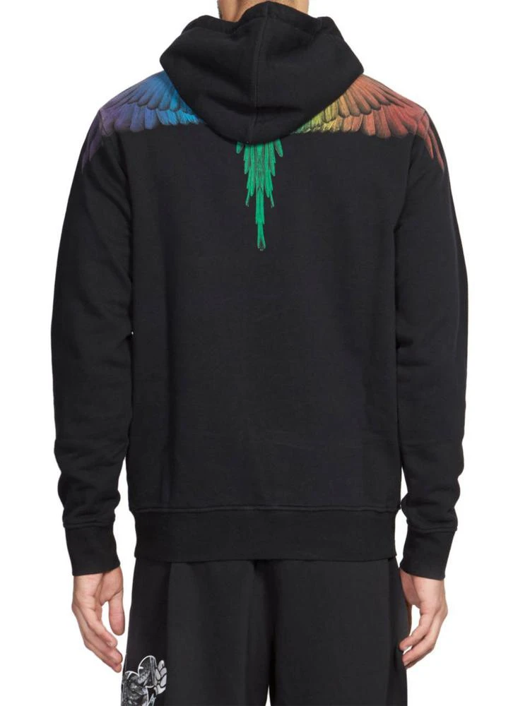 商品Marcelo Burlon|Rainbow Wings Hooded Sweatshirt,价格¥3533,第2张图片详细描述