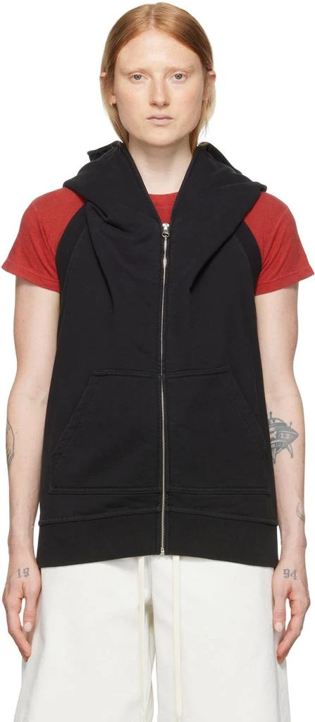 商品MAISON MARGIELA|Black Open Back Hoodie,价格¥1384,第1张图片