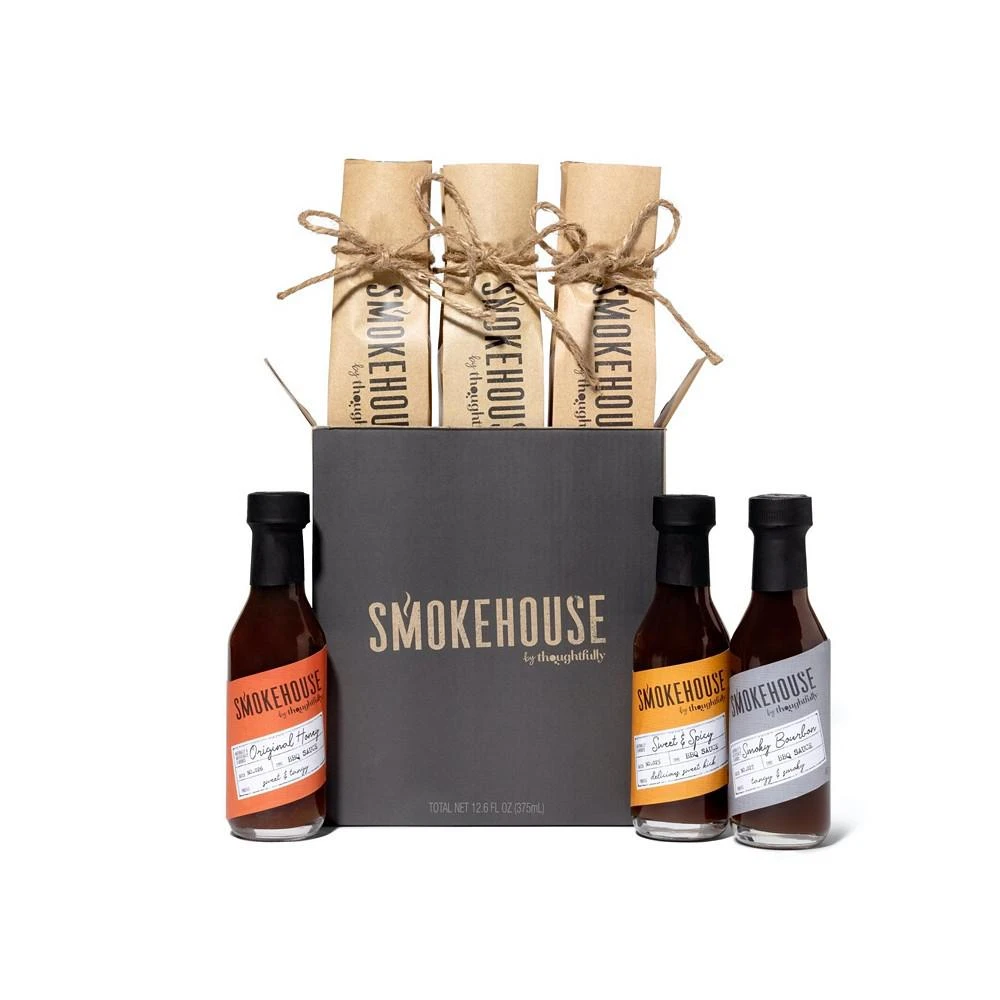 商品Thoughtfully|Smokehouse by BBQ Sauce Set Gift Set, Set of 3,价格¥224,第1张图片