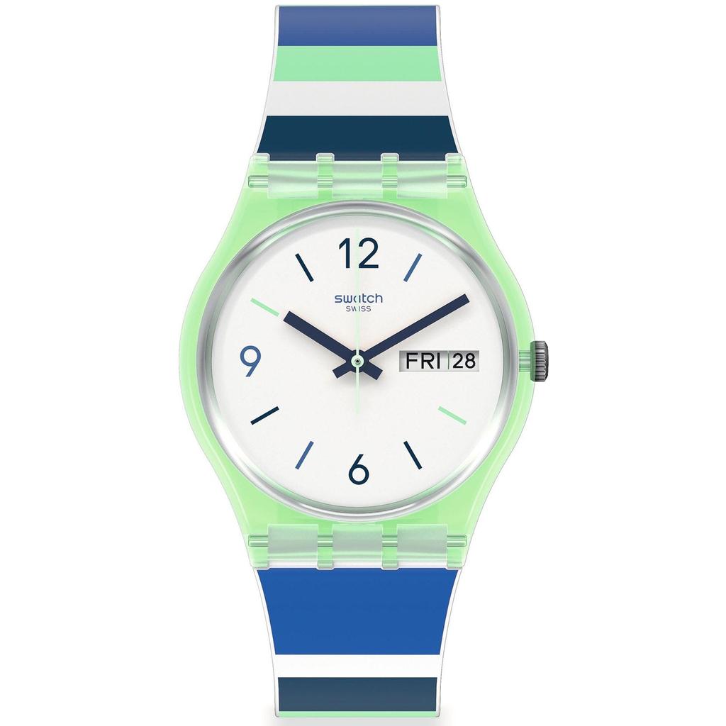 Swatch Women's Sky Zebra White dial Watch商品第1张图片规格展示