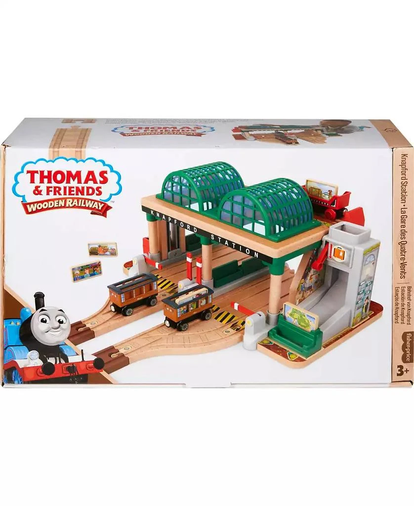 商品Fisher Price|Thomas Friends Wooden Railway Knapford Station Passenger Pickup Playset,价格¥726,第2张图片详细描述