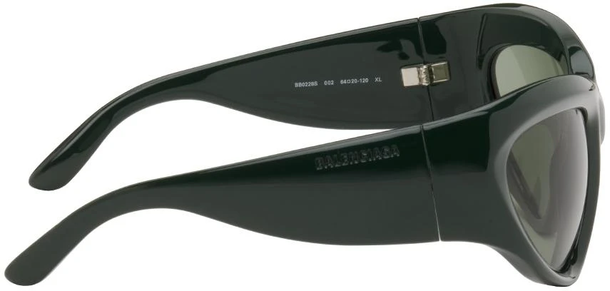 商品Balenciaga|Green Wrap D-Frame Sunglasses,价格¥1619,第2张图片详细描述