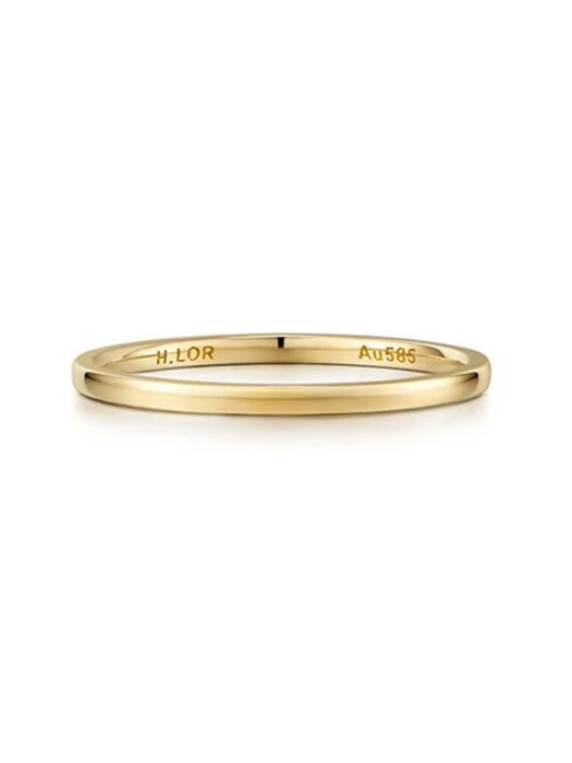 商品hyeres-lor|Perecto 14K Ring (M) 1.5mm,价格¥2697,第2张图片详细描述