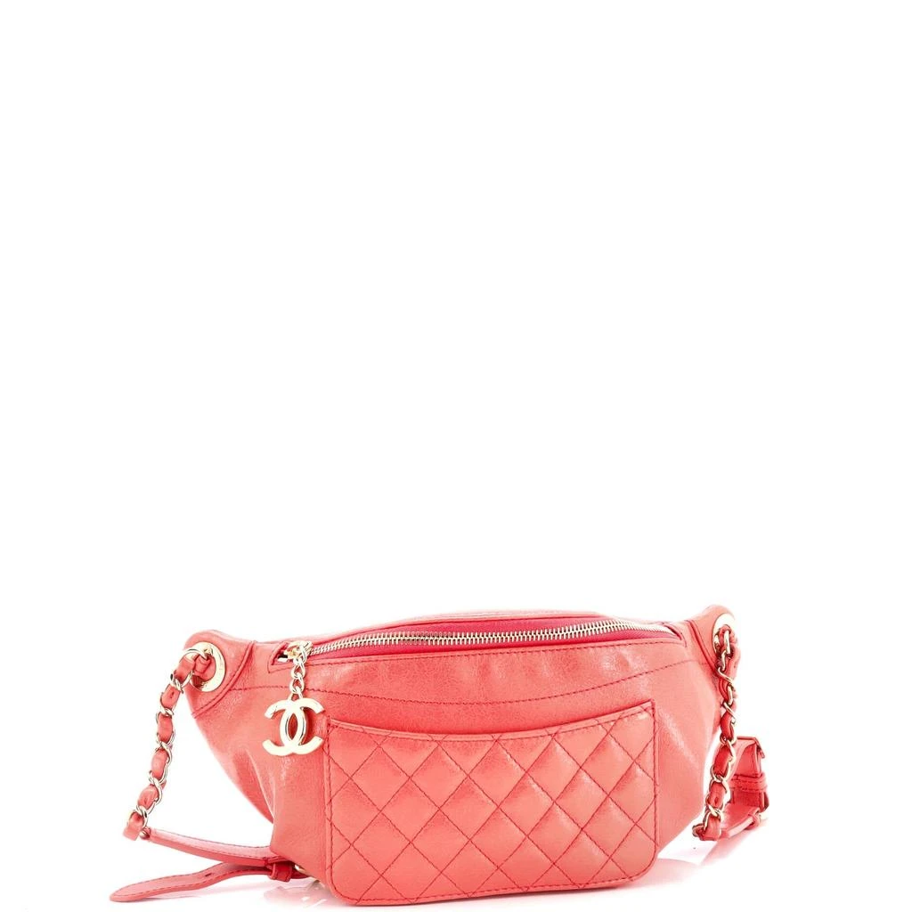 商品[二手商品] Chanel|Bi Classic Waist Bag Quilted Crumpled Calfskin,价格¥26550,第2张图片详细描述