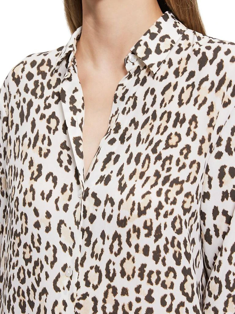 Leopard Long-Sleeve Blouse 商品