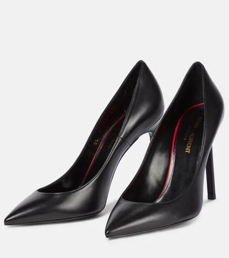商品Yves Saint Laurent|Anja 105皮革高跟鞋,价格¥7098,第5张图片详细描述