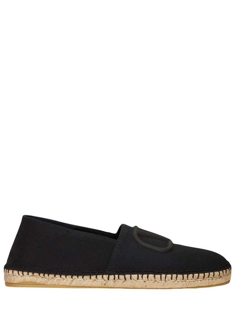 商品Valentino|V Detail Cotton Canvas Espadrilles,价格¥4535,第1张图片