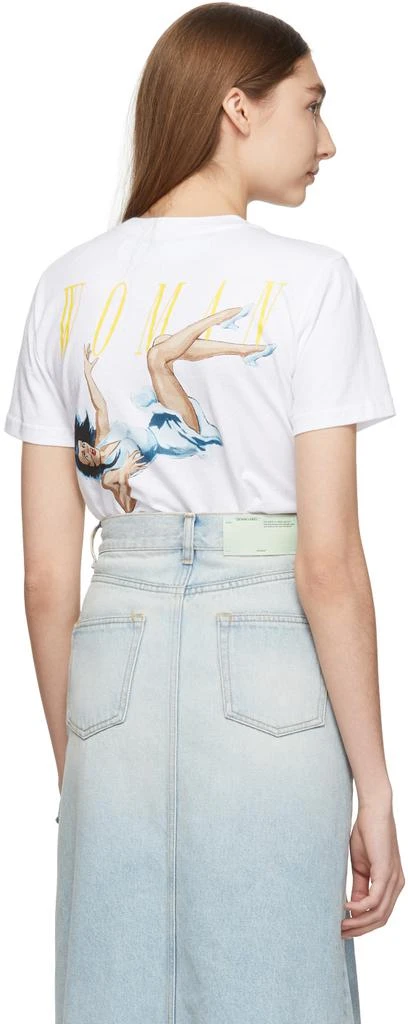 商品Off-White|White Crumbling Woman Casual T-Shirt,价格¥1025,第3张图片详细描述