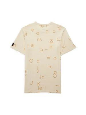 商品Calvin Klein|​Boy’s Cotton Scattered Logo Tee,价格¥74,第2张图片详细描述