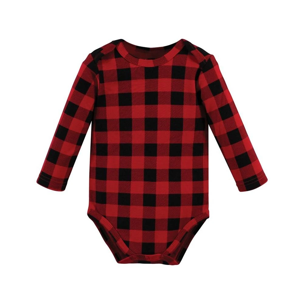 商品Hudson|Baby Boys and Girls Long-Sleeve Bodysuit, Pack of 3,价格¥105,第4张图片详细描述
