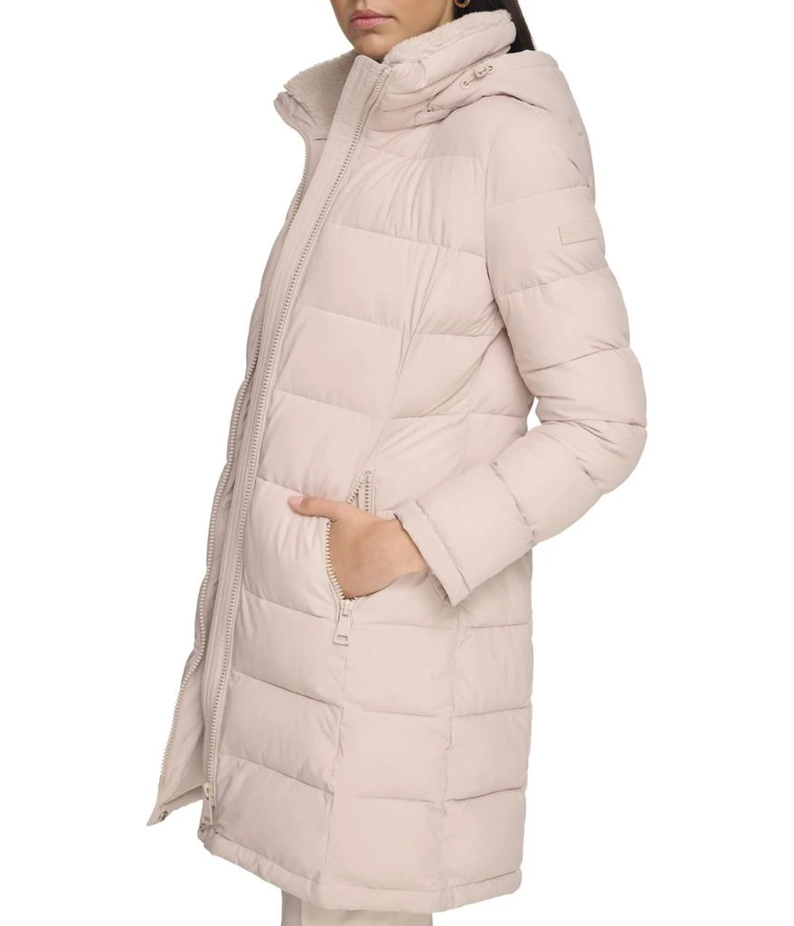 商品Calvin Klein|Faux Sherpa Puffer,价格¥1767,第1张图片