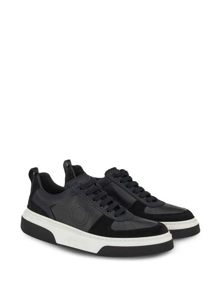 商品Salvatore Ferragamo|FERRAGAMO - Leather Sneakers,价格¥5593,第3张图片详细描述