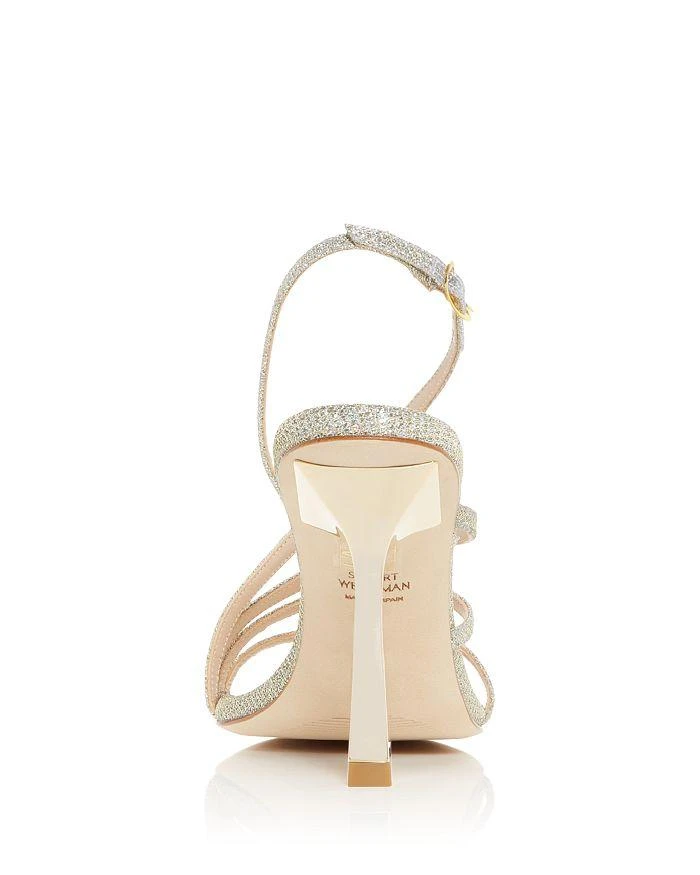 商品Stuart Weitzman|Women's Melodi Glitter High Heel Sandals,价格¥2003,第4张图片详细描述