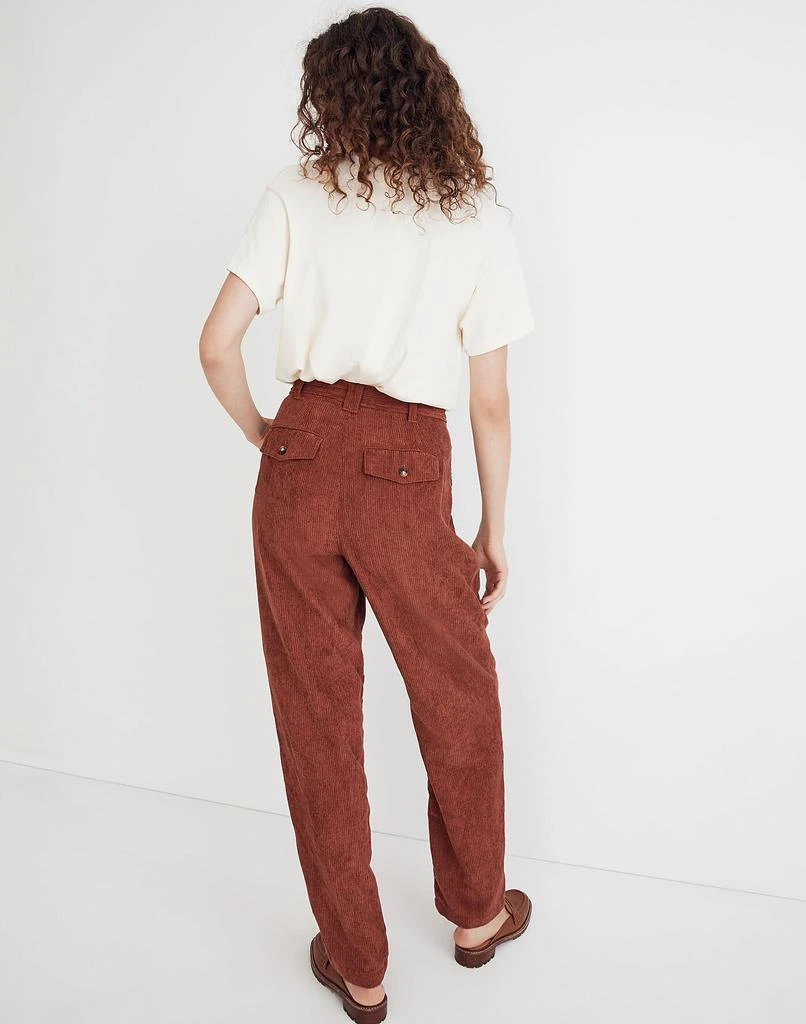 商品Madewell|Corduroy High-Rise Tapered Pants,价格¥401,第3张图片详细描述