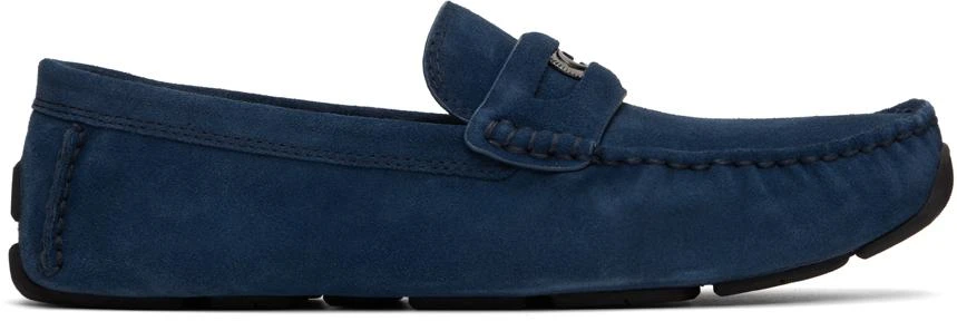 商品Coach|Navy C Coin Loafers,价格¥614,第1张图片