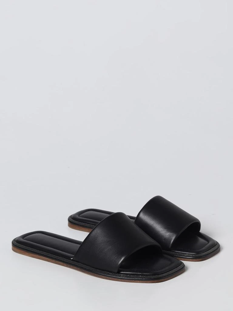 商品Brunello Cucinelli|Brunello Cucinelli sandal in nappa with monil,价格¥5136,第2张图片详细描述