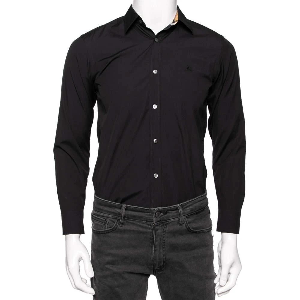 商品[二手商品] Burberry|Burberry Black Cotton Button Front Shirt XS,价格¥944,第1张图片