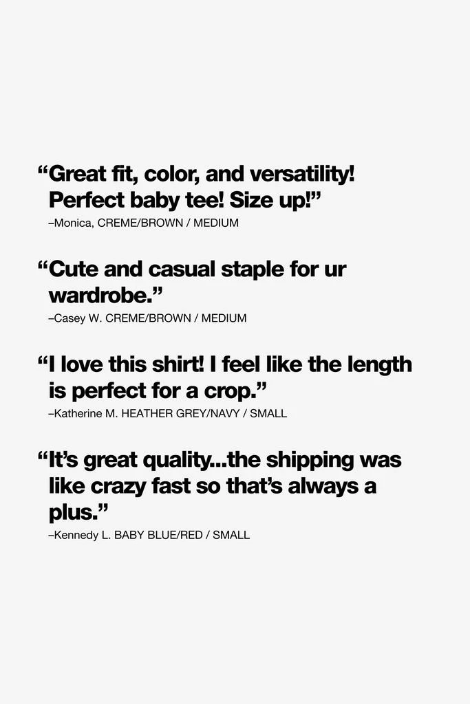 43077 - Baby Rib Short Sleeve Cropped Raglan 商品