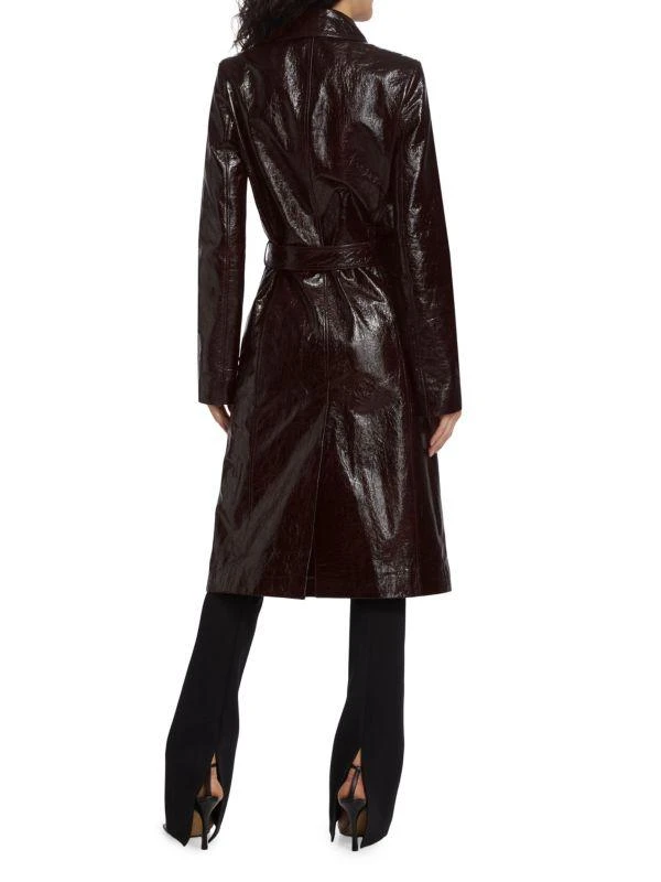 商品Helmut Lang|Patent Leather Trench Coat,价格¥5065,第2张图片详细描述