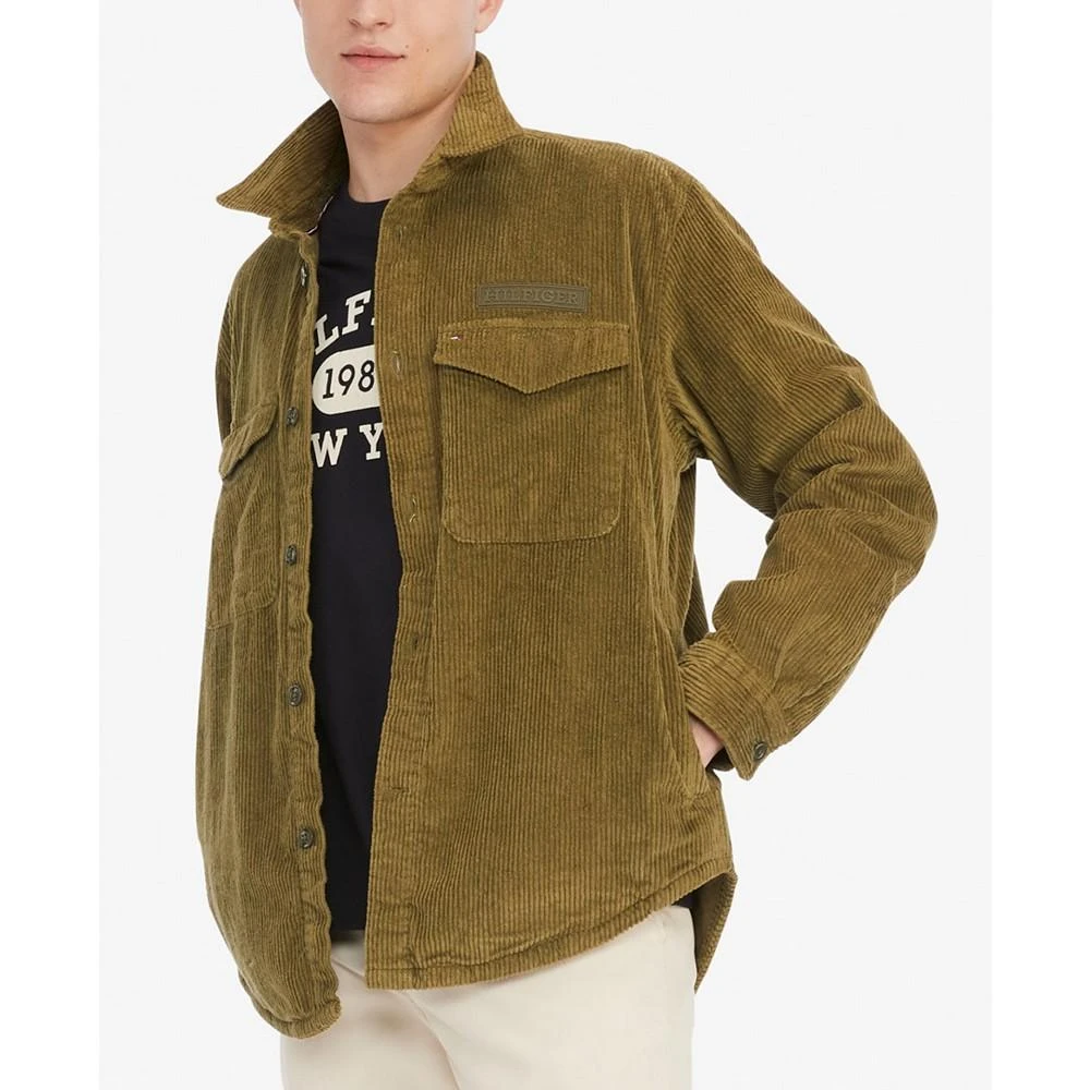 商品Tommy Hilfiger|Men's Long-Sleeve Button-Front Corduroy Overshirt,价格¥495,第3张图片详细描述