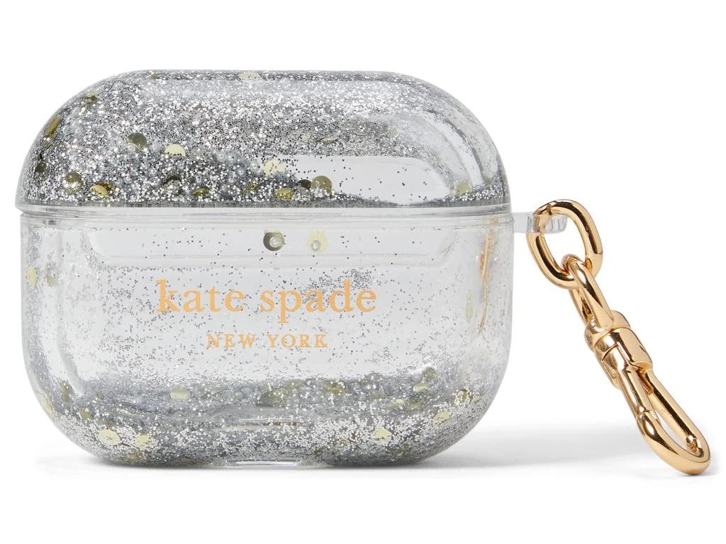 商品Kate Spade|Morgan Pearl and Pave Pearl Liquid Glitter AirPod Pro Case,价格¥337,第1张图片