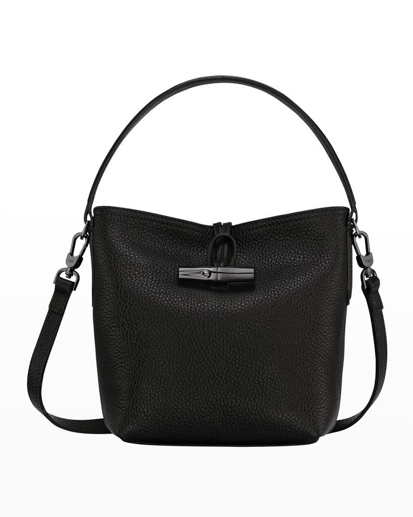 商品Longchamp|Roseau Essential Leather Bucket Bag,价格¥3658,第7张图片详细描述