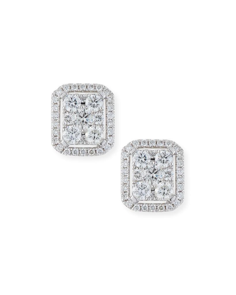 商品BELPEARL|18k White Gold Diamond & Pearl Convertible Earrings,价格¥40660,第5张图片详细描述